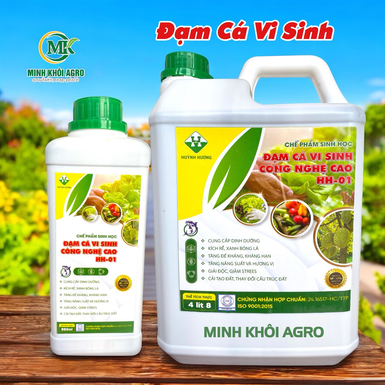 Đạm cá vi sinh HH-01 - Can 4,8 lít